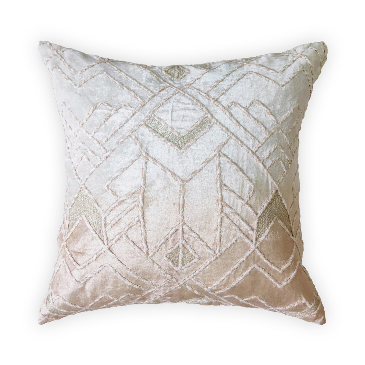 Silver beaded cushion fashion