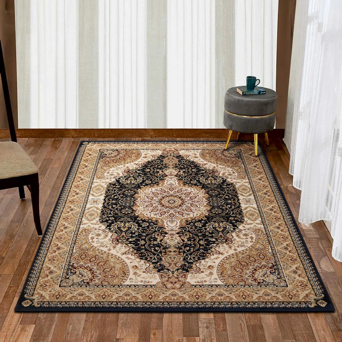 BIDAR BROWN TRADITIONAL CARPET