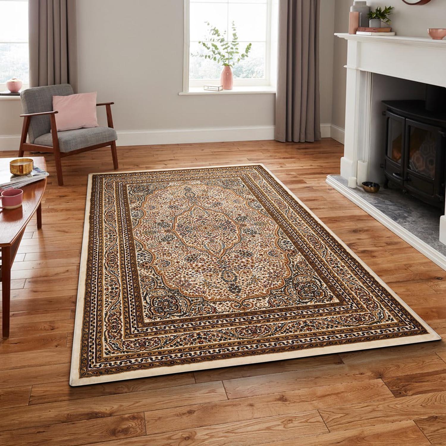 BIDAR MEHROON BEIGE TRADITIONAL CARPET