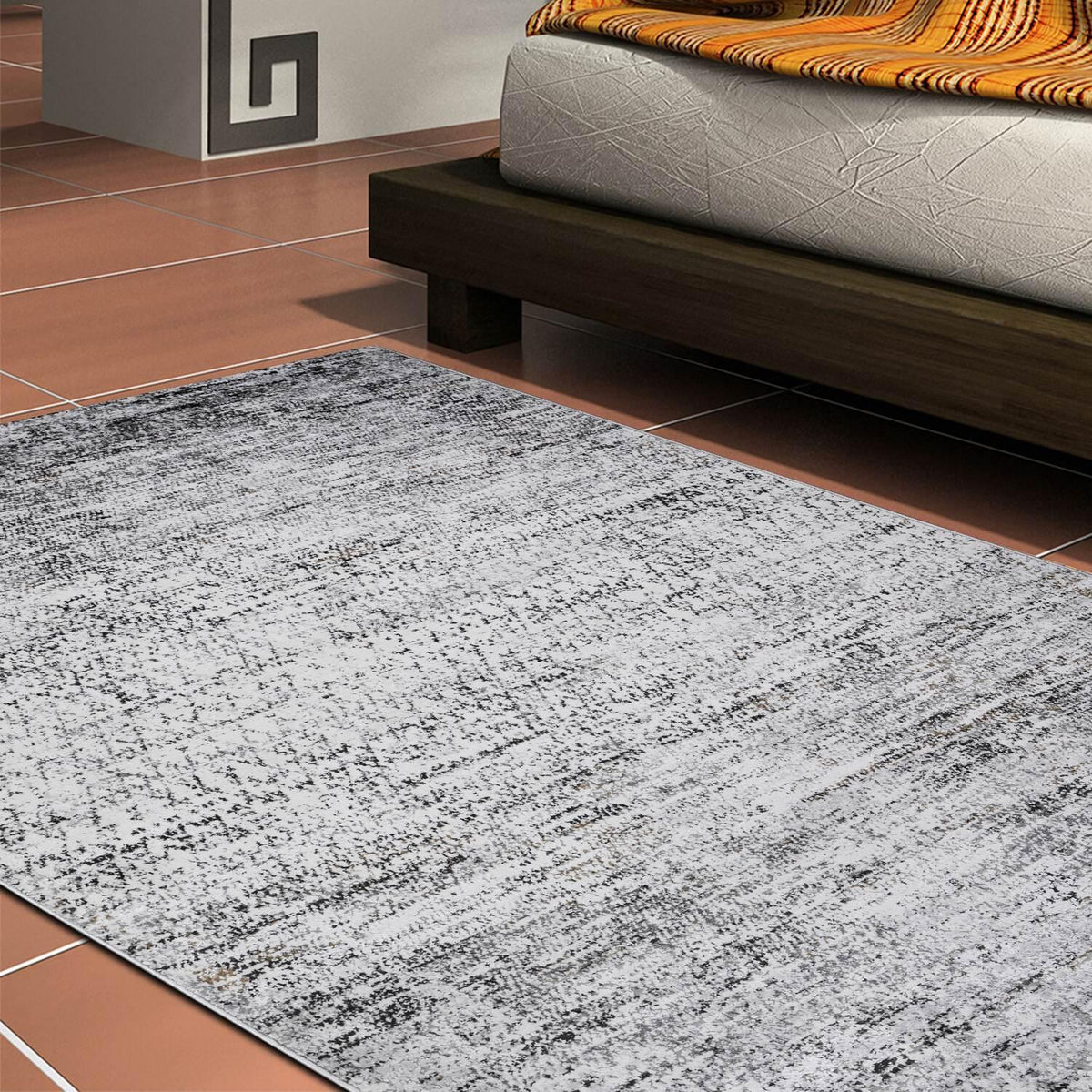 OSLO BEIGE GREY MODERN ART DESIGN CARPET