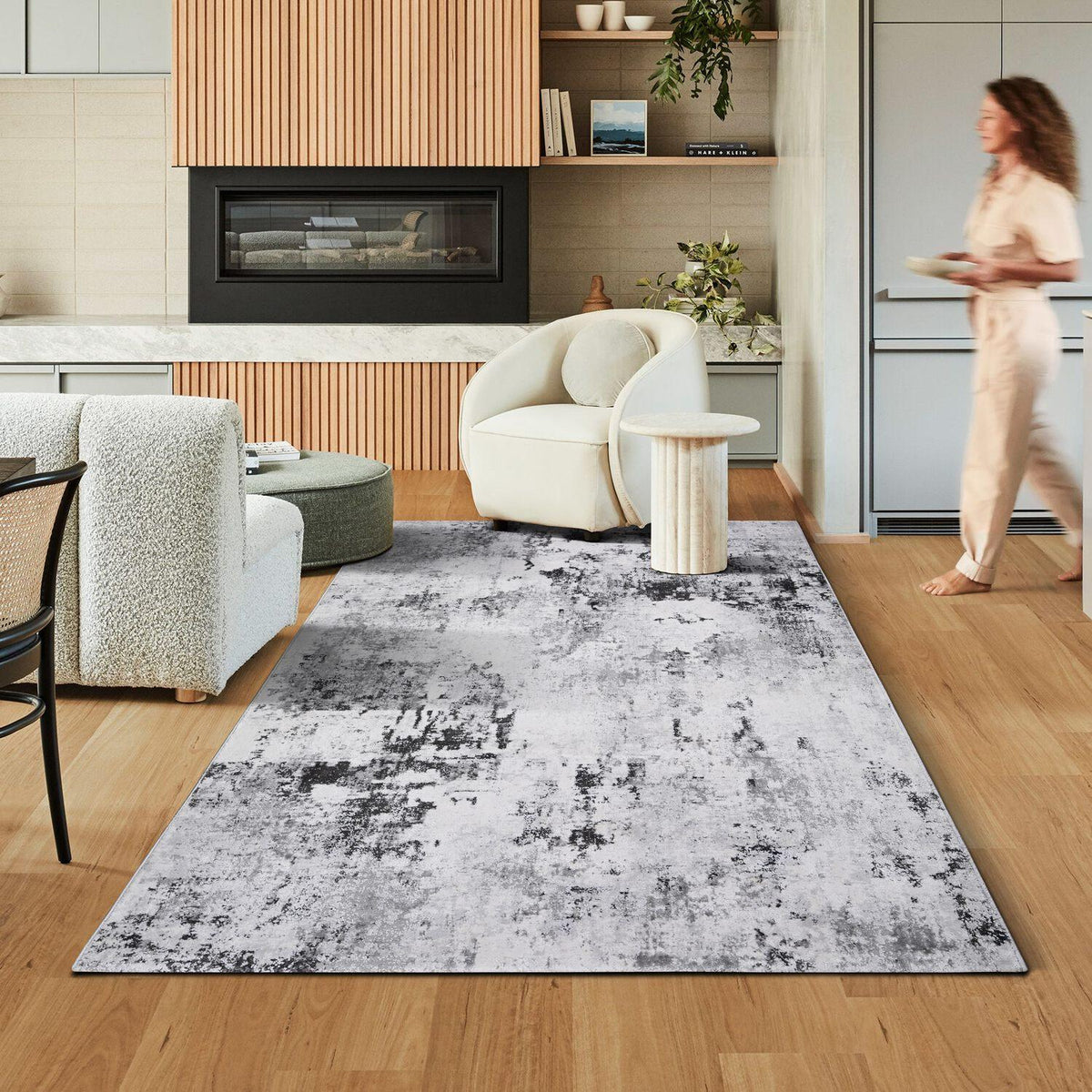 OSLO BEIGE ART DESIGN MODERN CARPET