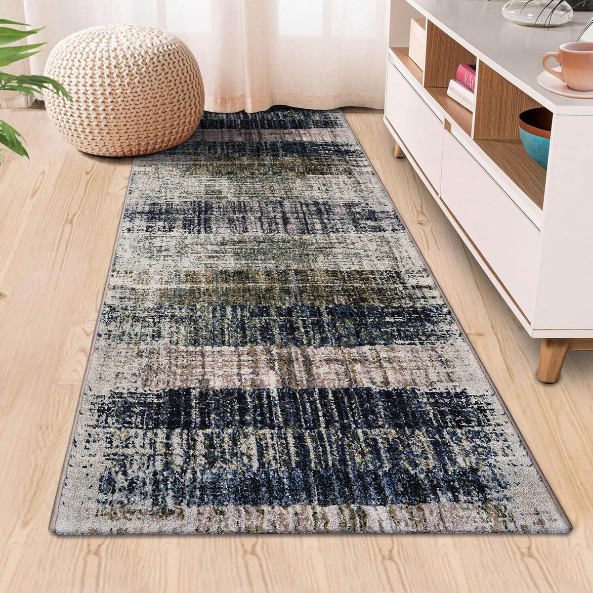 BASRA BEIGE MODERN ART DESIGN CARPET