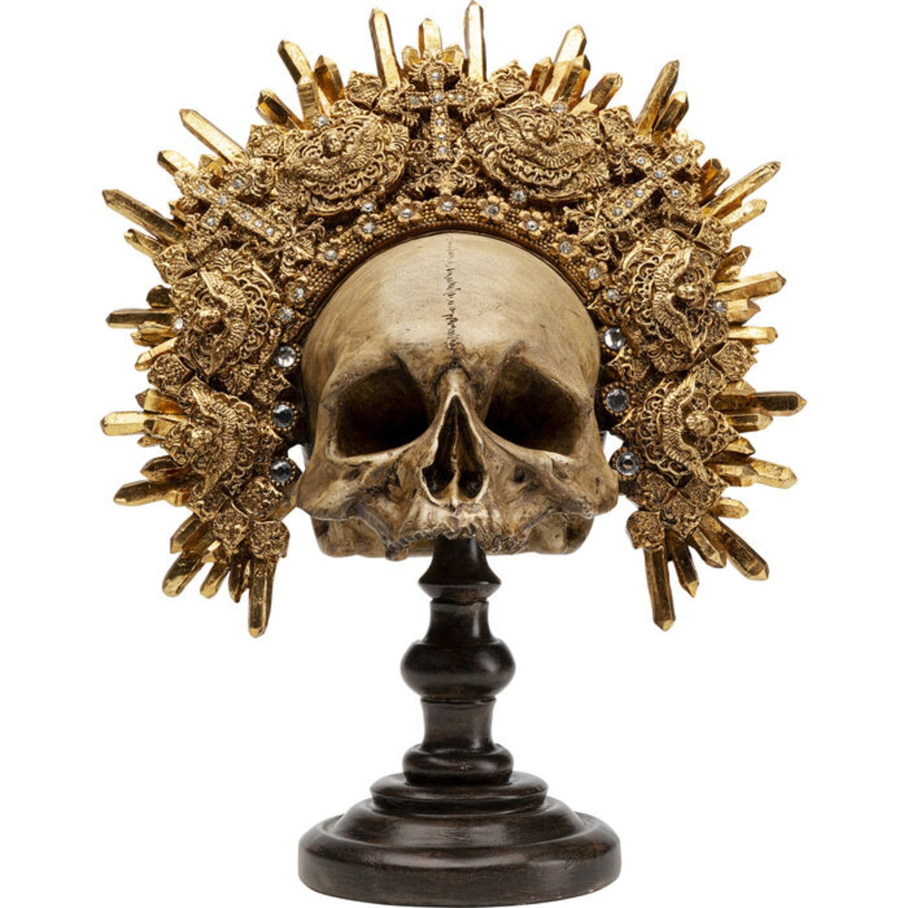 KING SKULL OBJECT HOME DECOR 42CM