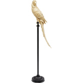 PARROT GOLD 116CM HOME DECOR