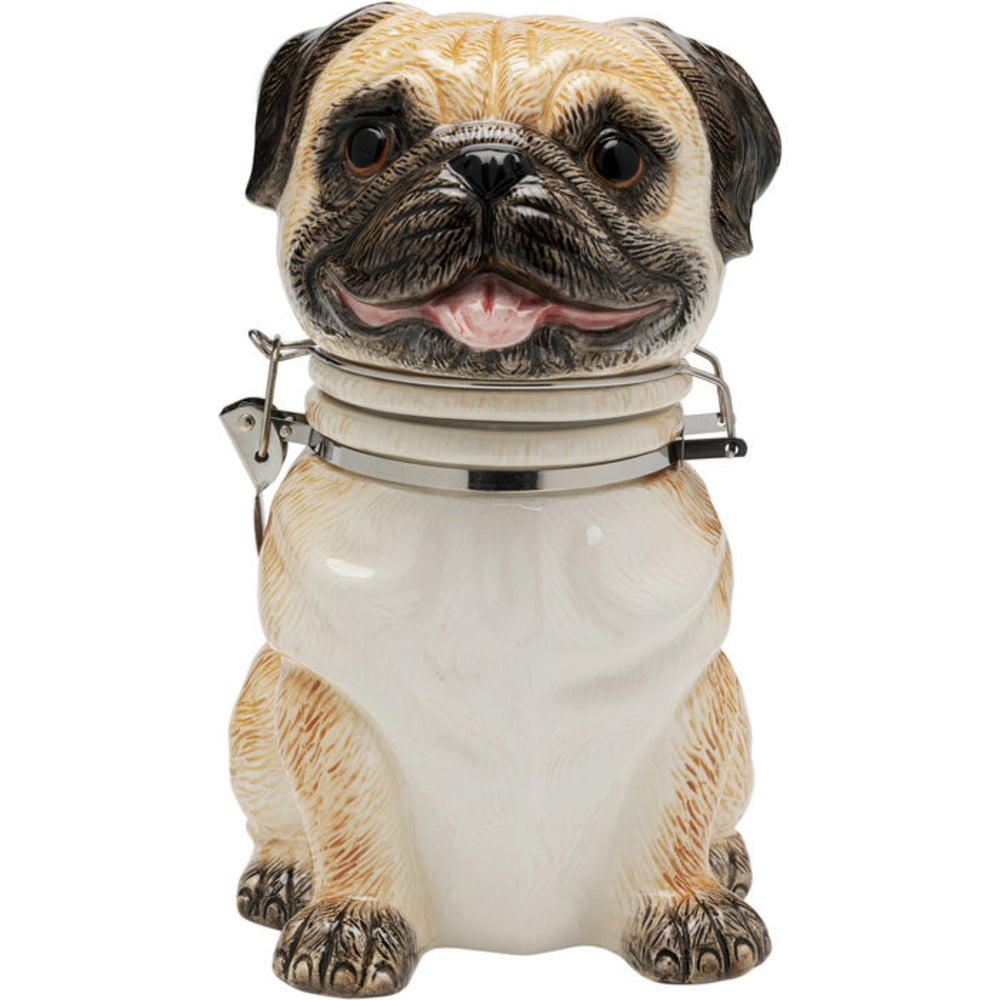 PUG JAR 18CM HOME DECOR