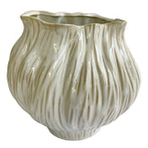 CERAMIC SMALL OFFWHITE DUNE VASE