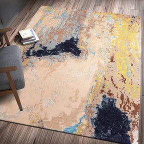 WOOL & BAMBOO MODERN SILK CARPET