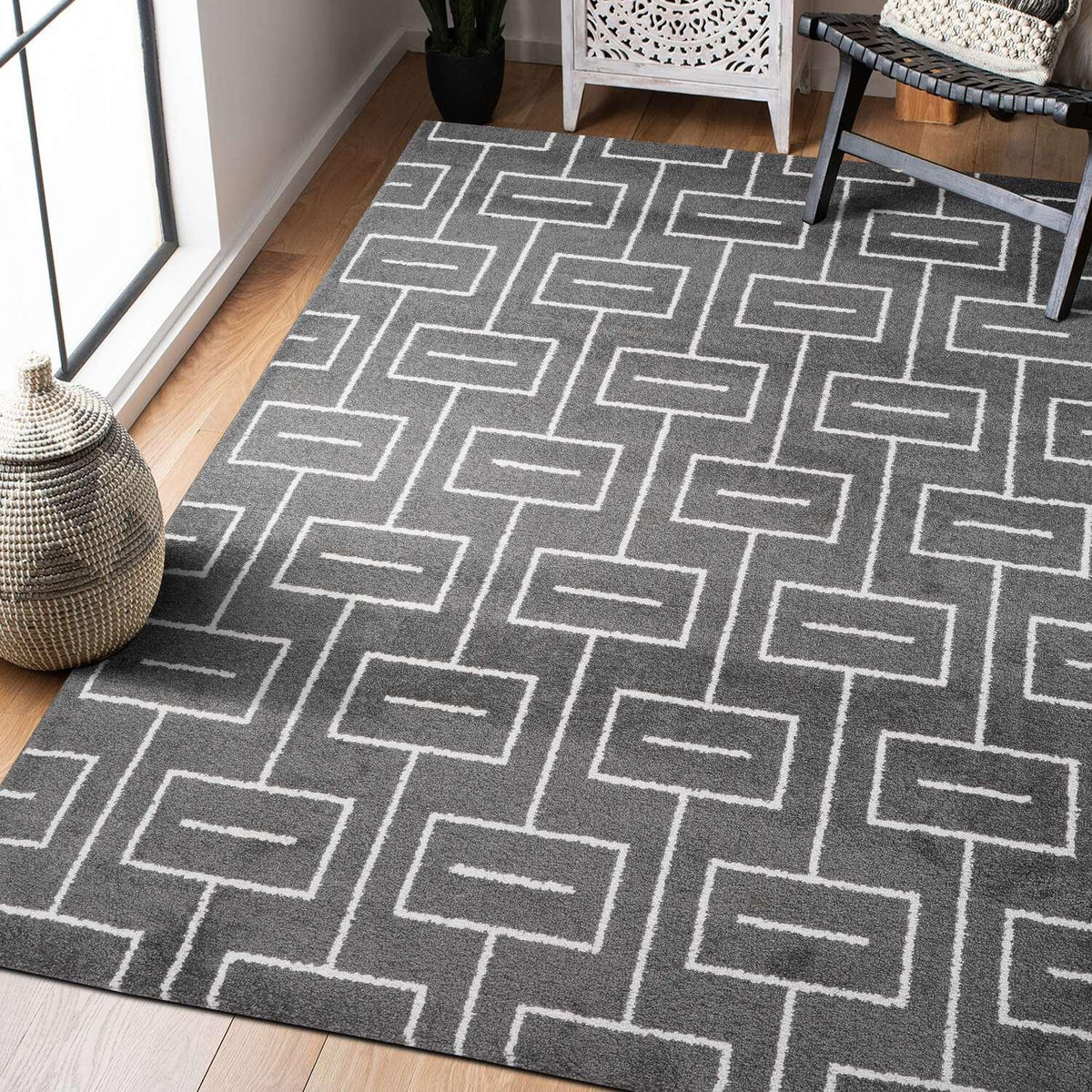 ELLE GREY MODERN CARPET