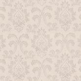 POLY JAQUARD DAMASK OFFWHITE CURTAIN FABRIC