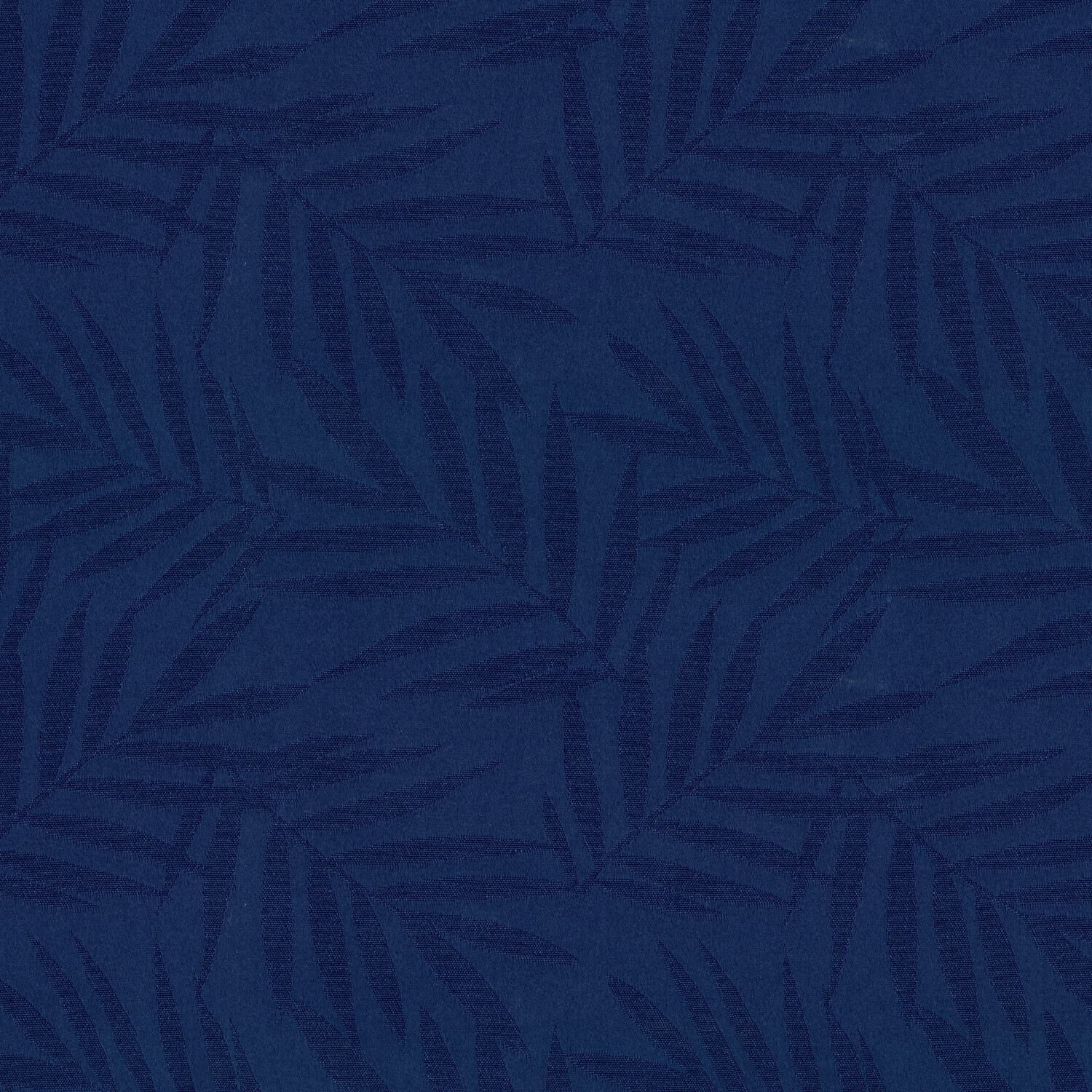 POLY LEAFS JAQUARDS BLUE VELVET CURTAIN FABRIC