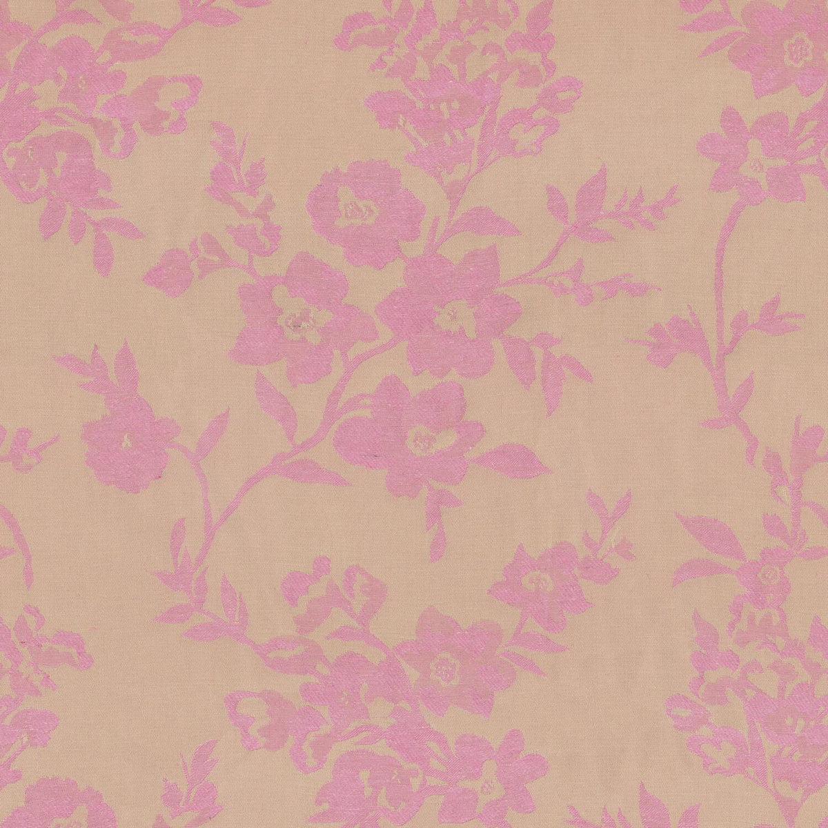 JAGUAR PINK FLORAL CURTAIN FABRIC