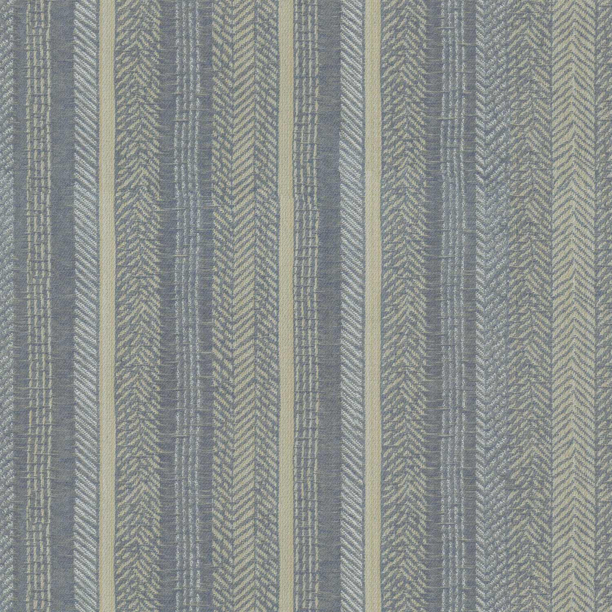 KRYPTON BLUE STRIPED TEXTURE CURTAIN FABRIC