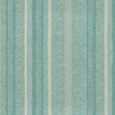 KRYPTON AQUA STRIPED TEXTURE CURTAIN FABRIC