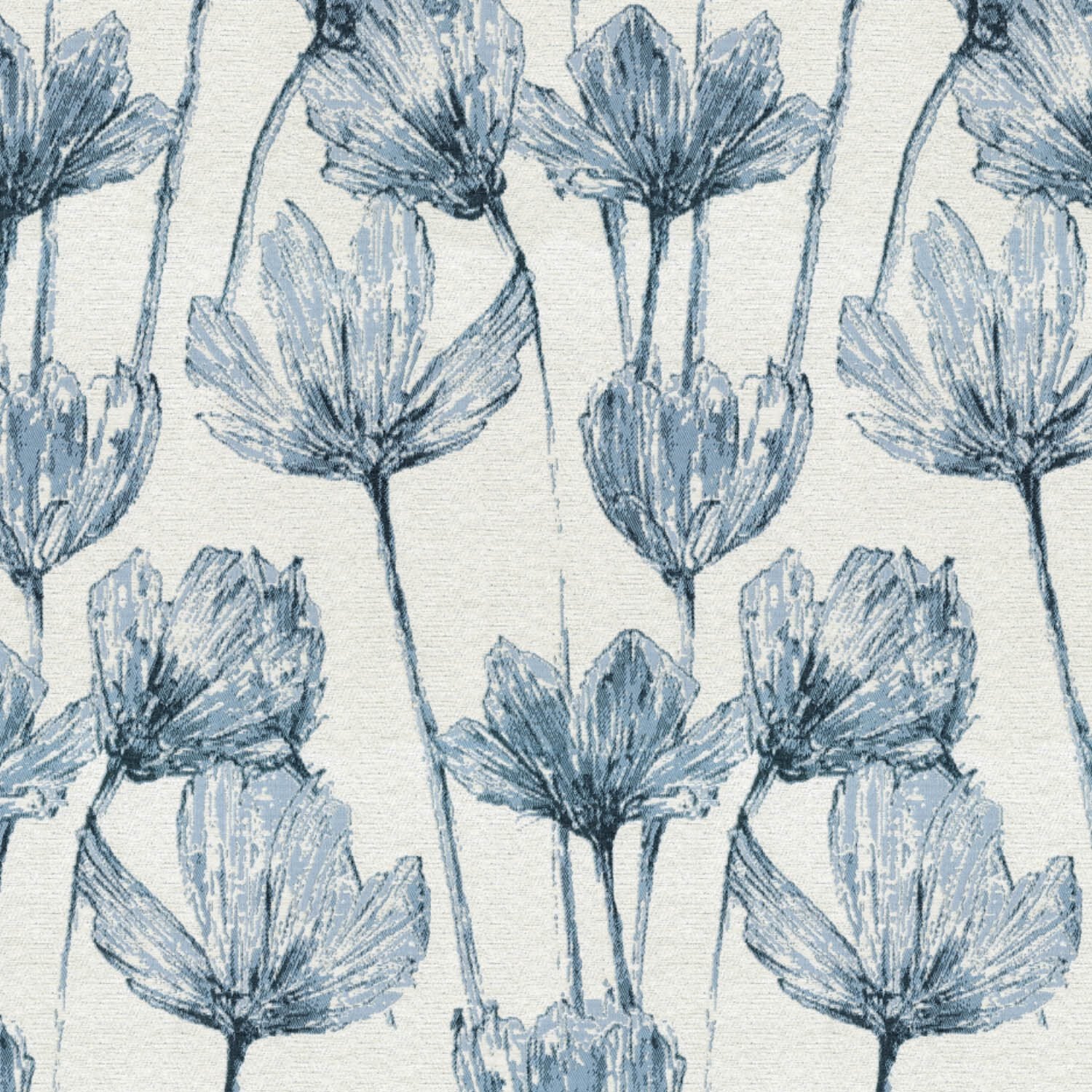 CORAILE BLUE FLORAL SOFA FABRIC