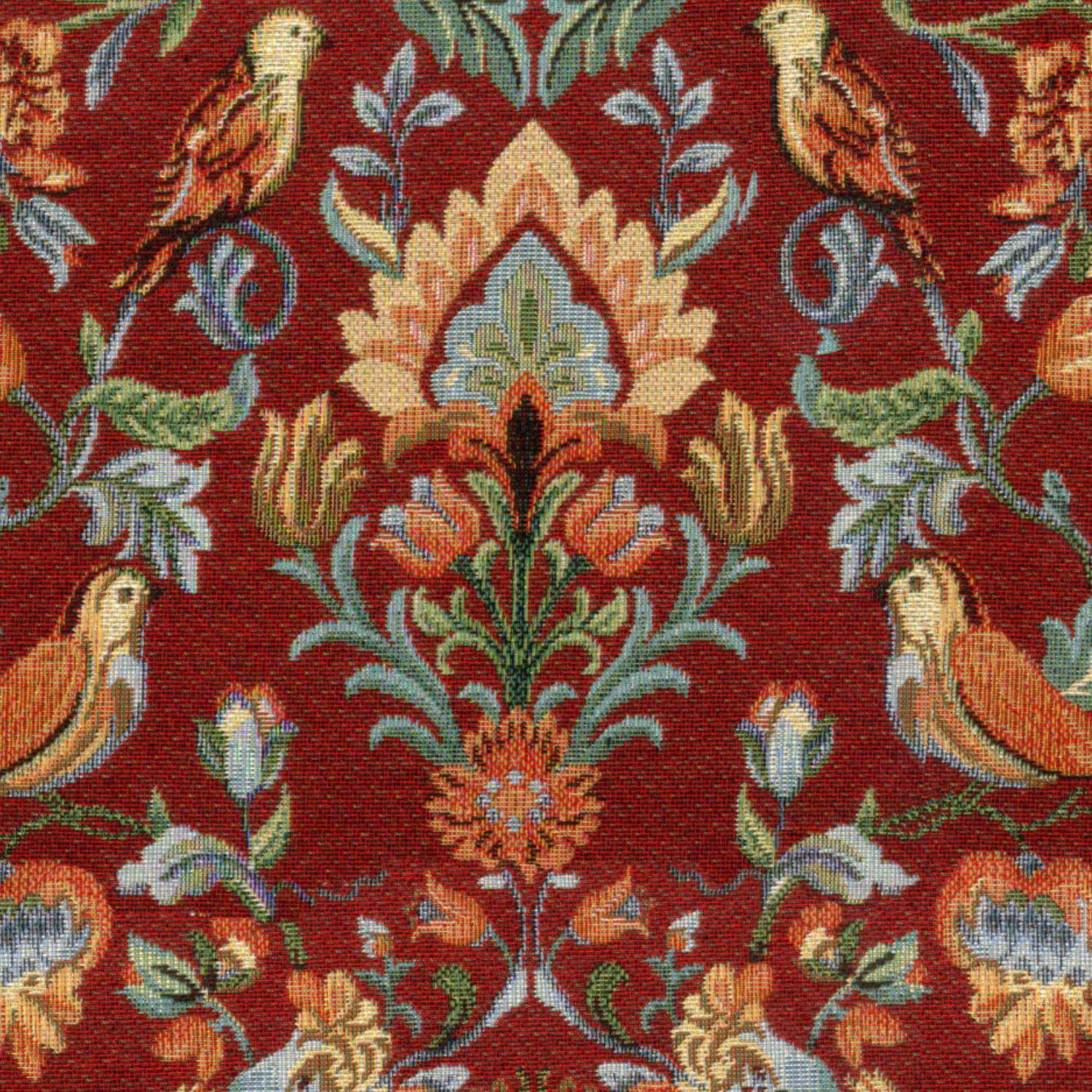 FEDRA ROJO FLORAL SOFA FABRIC