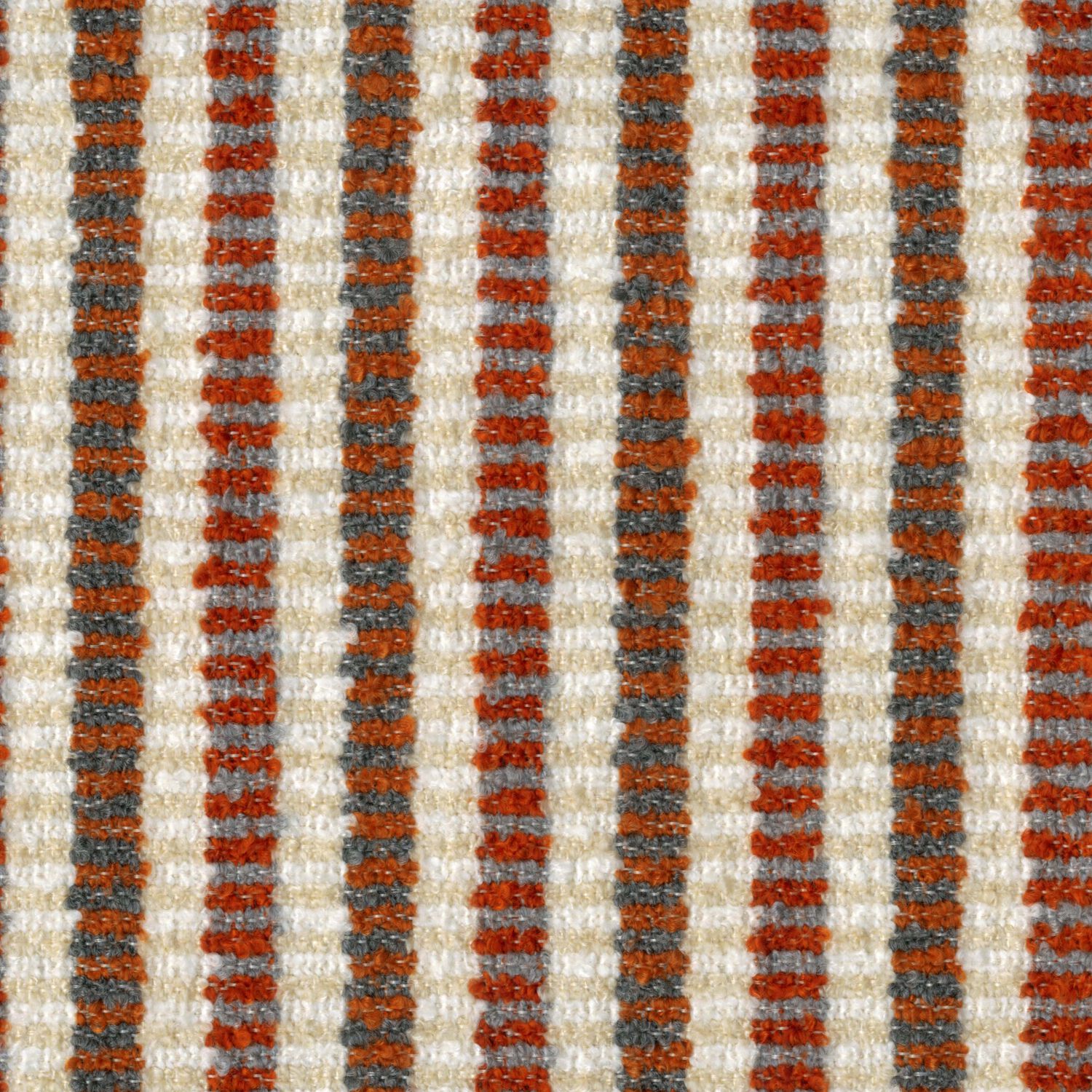 FSTV ORANGE STRIPED SOFA FABRIC