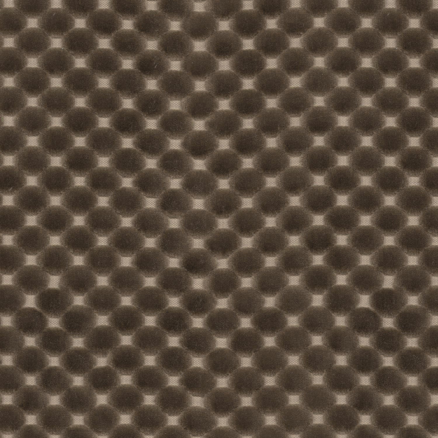 NOOFA BROWN DOTTED VELVET SOFA FABRIC