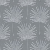 JASMINE GRAY FLORAL CURTAIN FABRIC