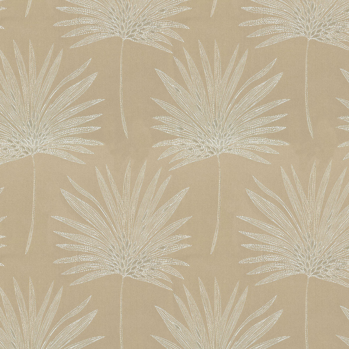 JASMINE BEIGE FLORAL CURTAIN FABRIC