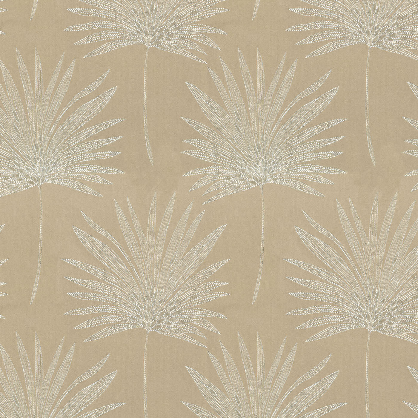 JASMINE BEIGE FLORAL CURTAIN FABRIC