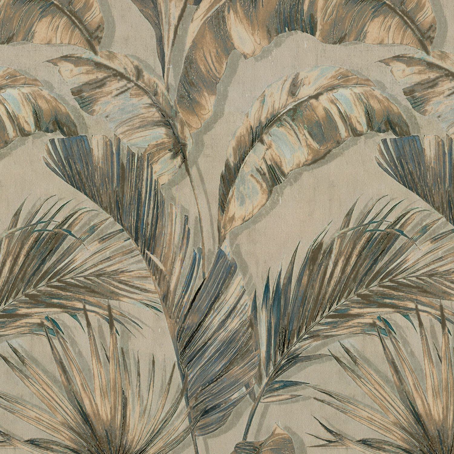 OLIVIA BROWN LEAFS SOFA FABRIC