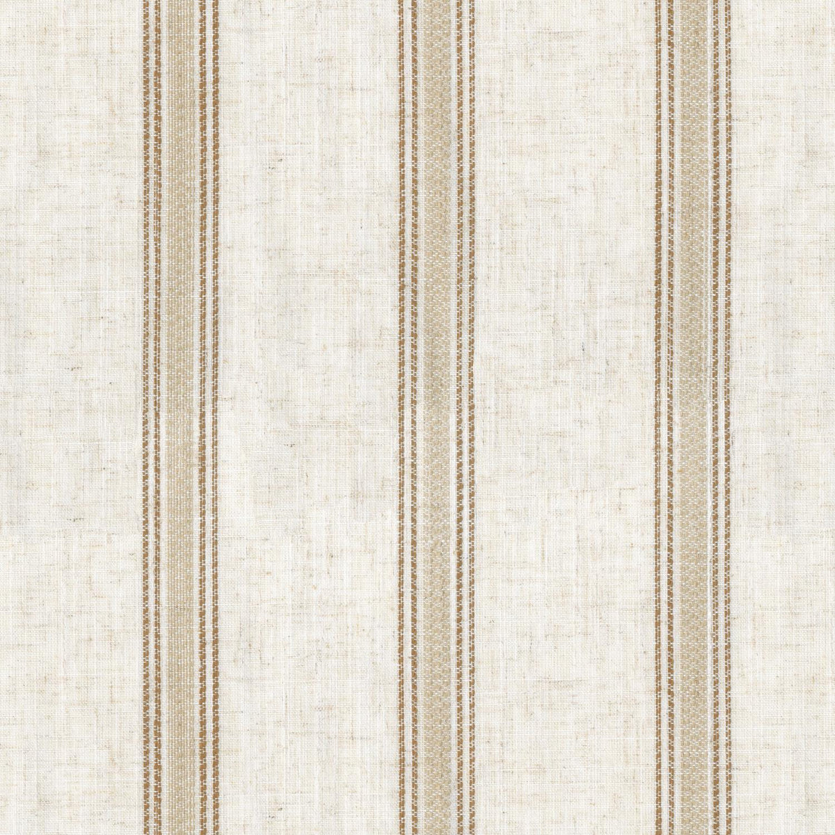 NAOMI OFFWHITE STRIPED CURTAIN FABRIC