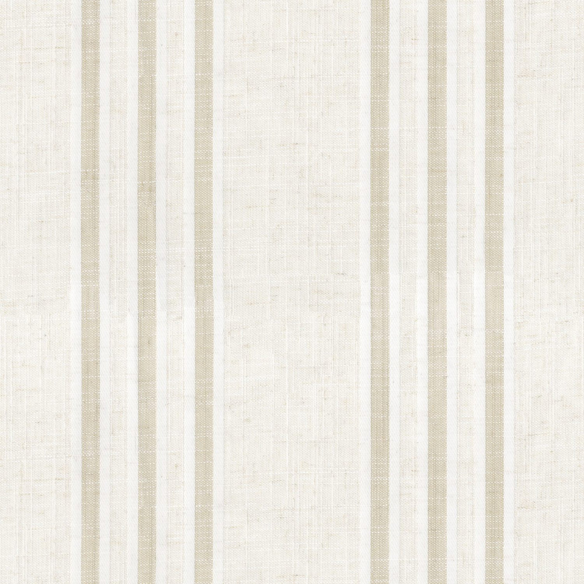 RILEY CREAM STRIPED CURTAIN FABRIC