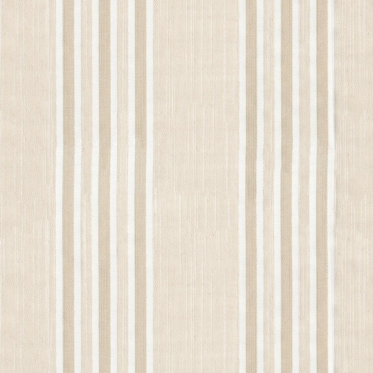 RILEY LIGHT BROWN STRIPED CURTAIN FABRIC