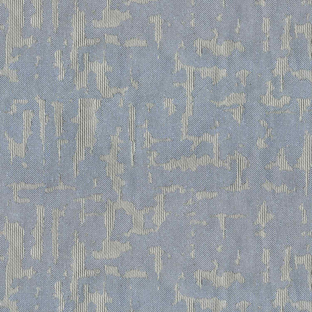 D BLUE MODERN CURTAIN FABRIC