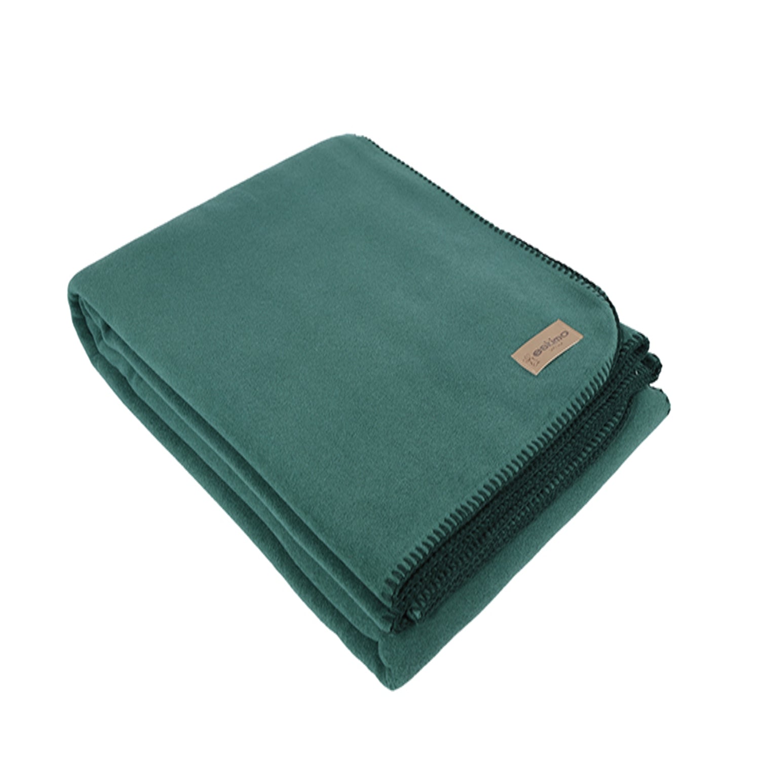 ESKIMO EDELVELOUR FINE VELOUR GREEN BLANKET