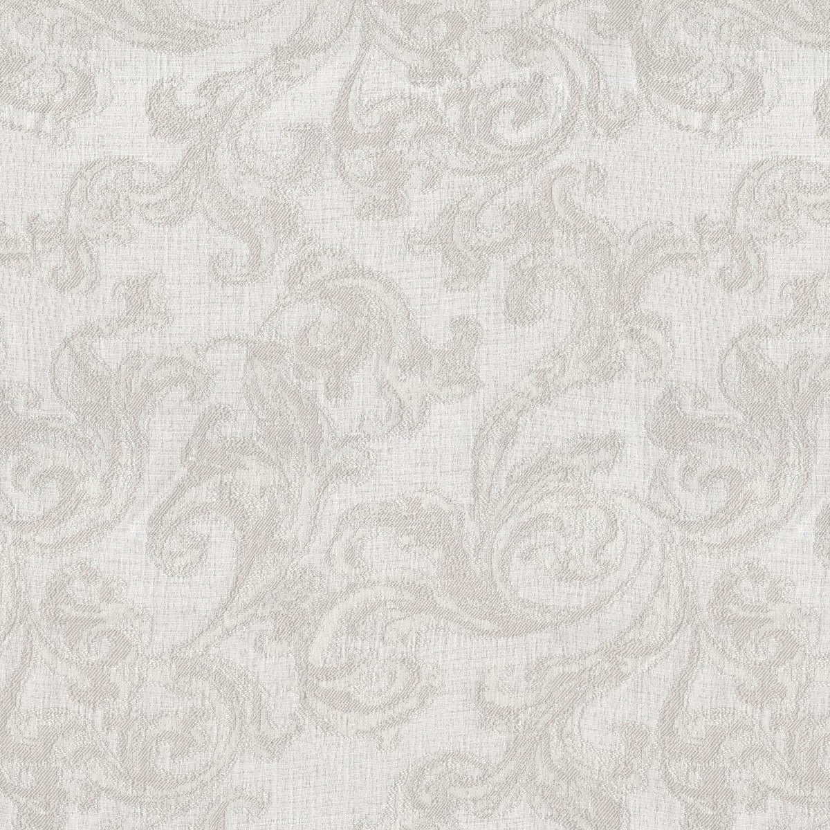 FANCY VOILE GRAY FLORAL CURTAIN FABRIC