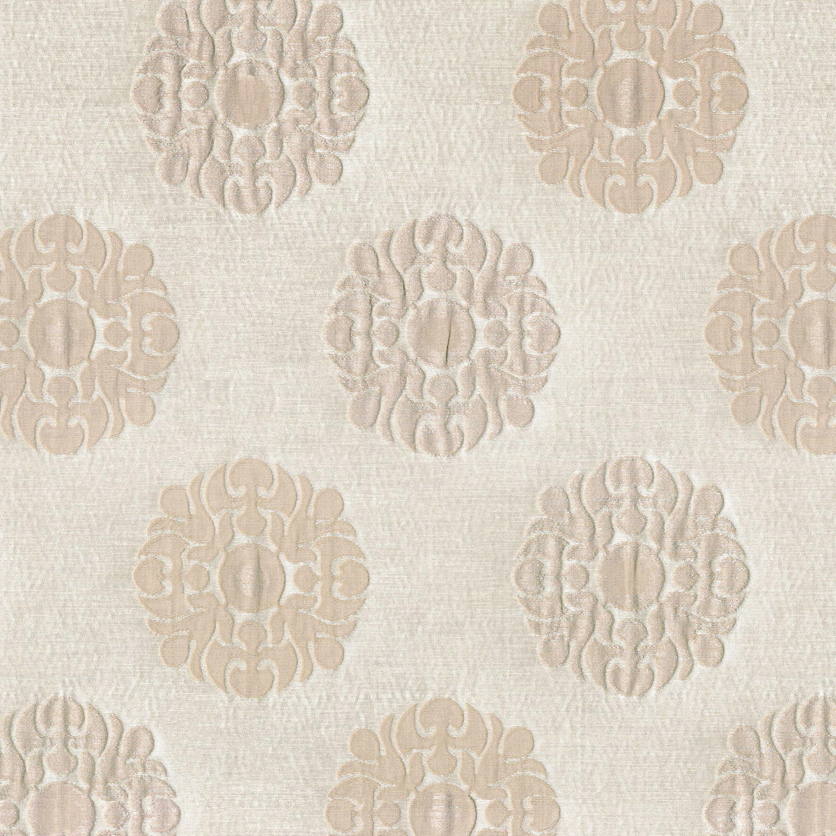 D FAWN SILVER MODERN CURTAIN FABRIC