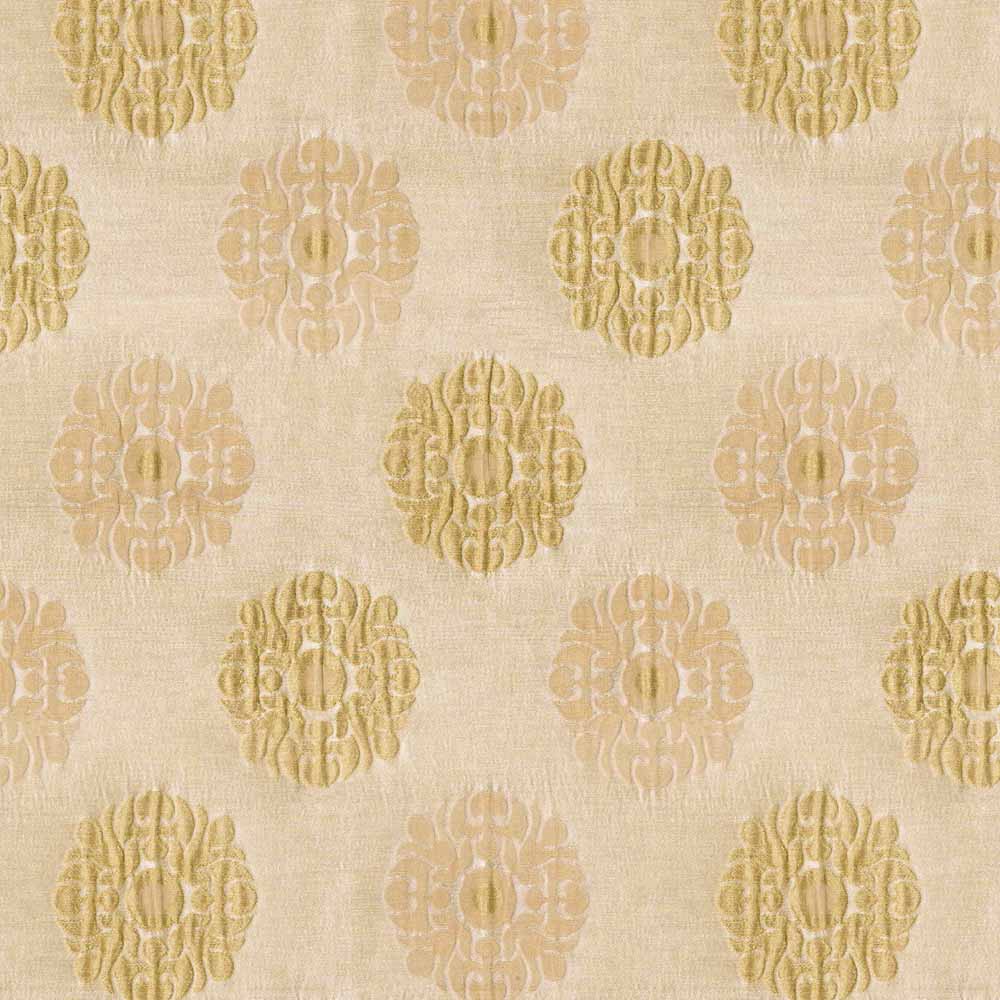 D BUFF GOLD MODERN CURTAIN FABRIC