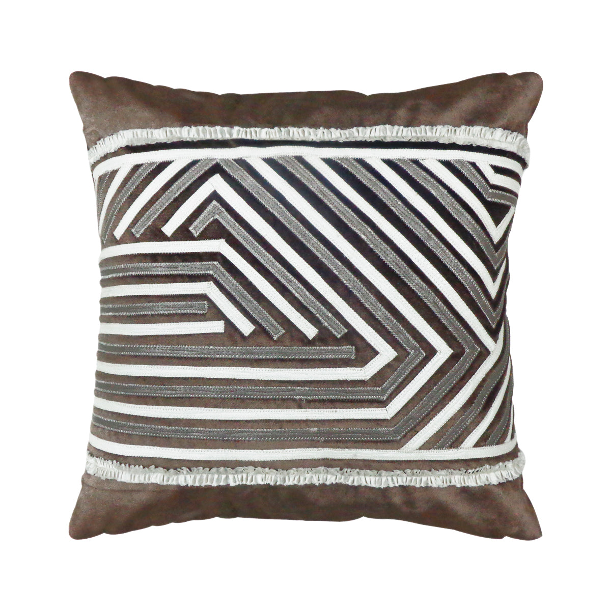 ABSTRACT DESIGN VELVET CUSHION COVER