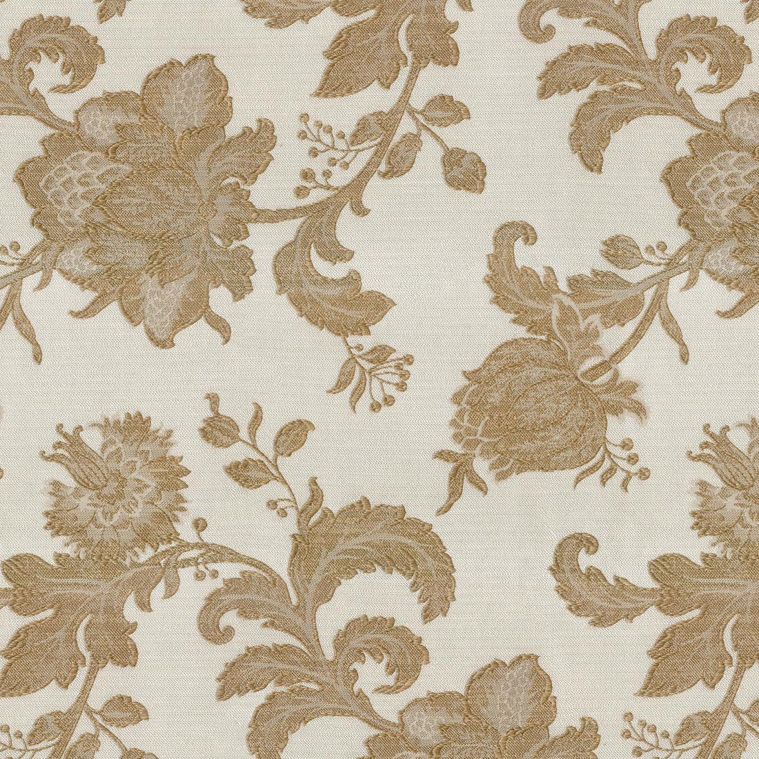 BEIGE FLORAL SOFA FABRIC