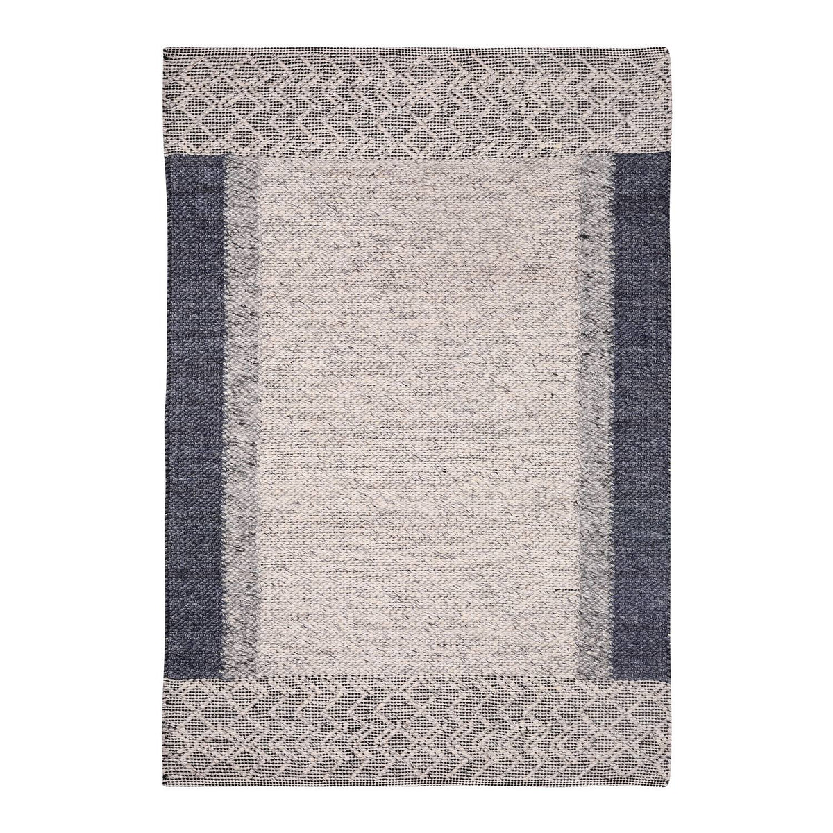 ZOEY DENIM BORDER MODERN CARPET