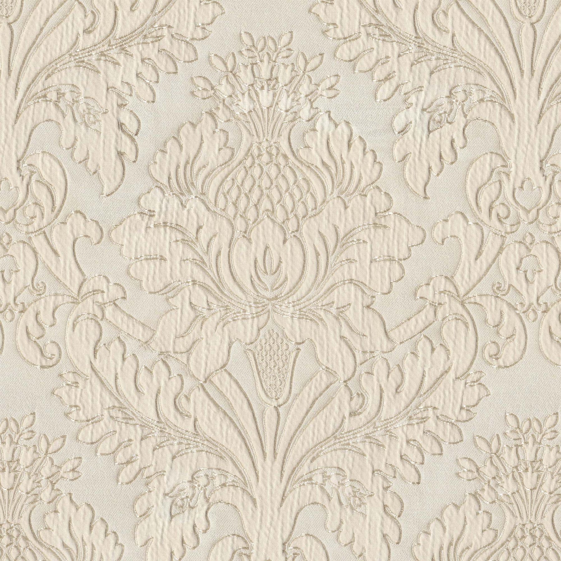 D CREAM FLORAL SOFA FABRIC