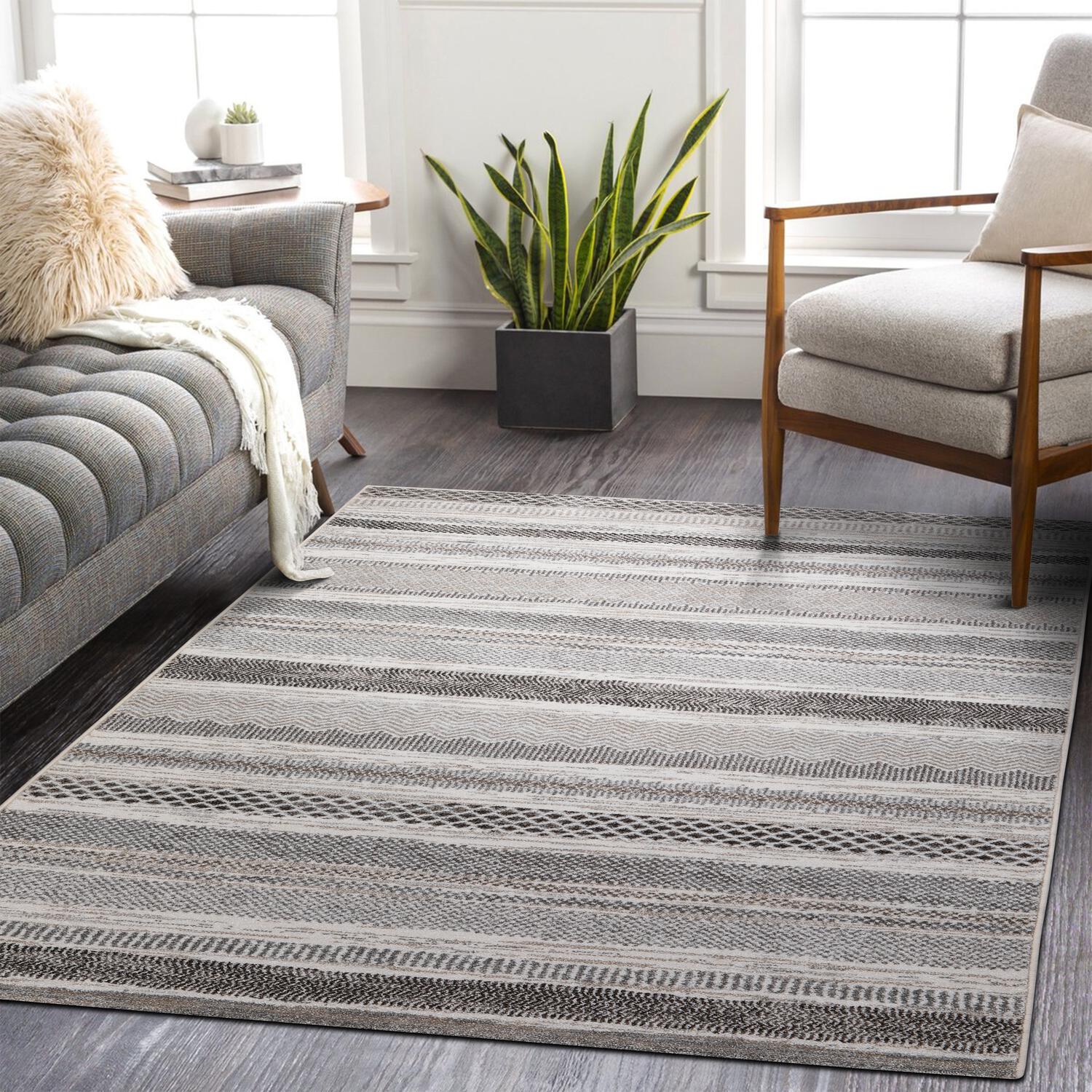 BERLIN GREY MODERN CARPET