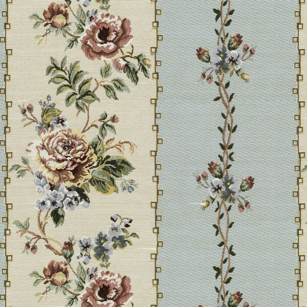 FRANKY BLUE FLORAL SOFA FABRIC