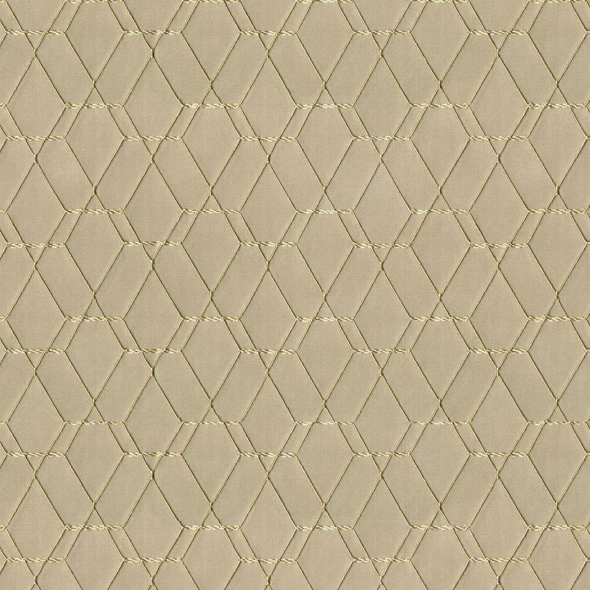 WARK BEIGE ABSTRACT CURTAIN FABRIC