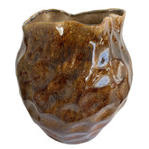 CERAMIC VASE BROWN