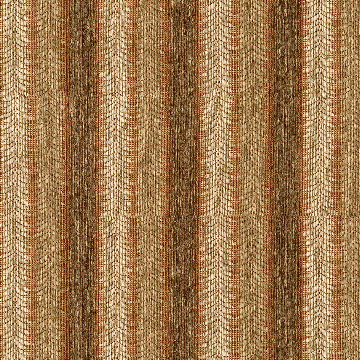 X TREE RUST STRIPED CURTAIN FABRIC