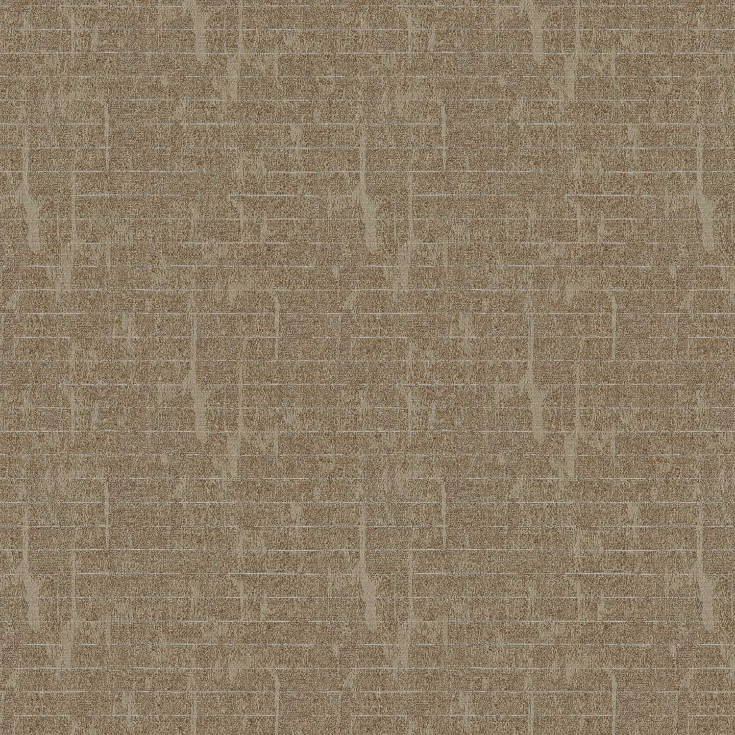 ANTON BROWN TEXTURE CURTAIN FABRIC