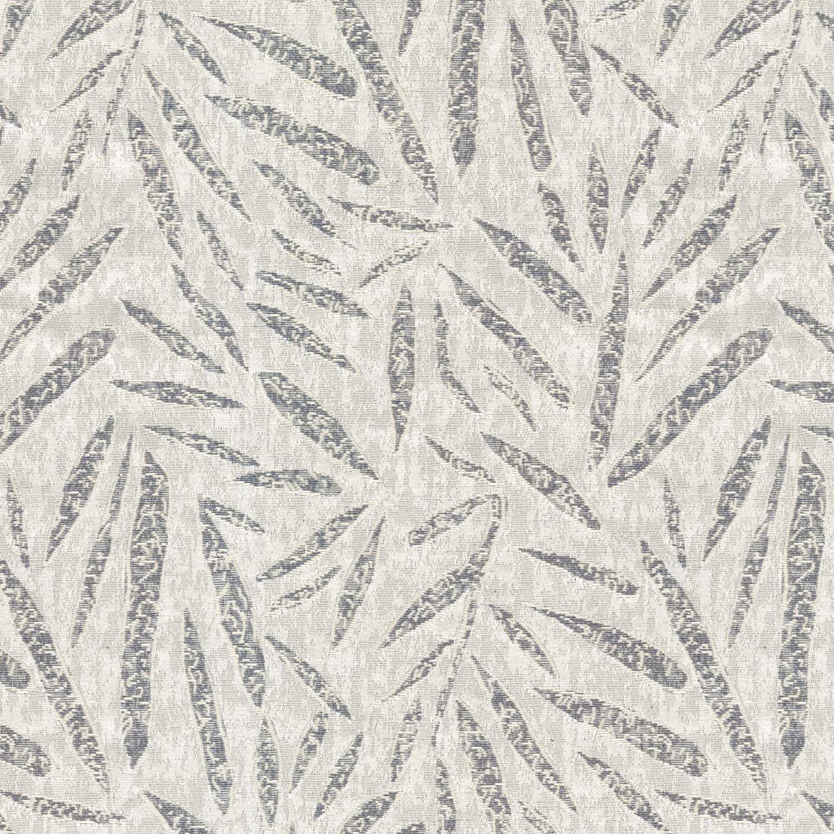 TWITTER GREY LEAF CURTAIN FABRIC