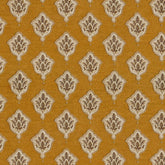 FSTV GOLD FLORAL SOFA FABRIC