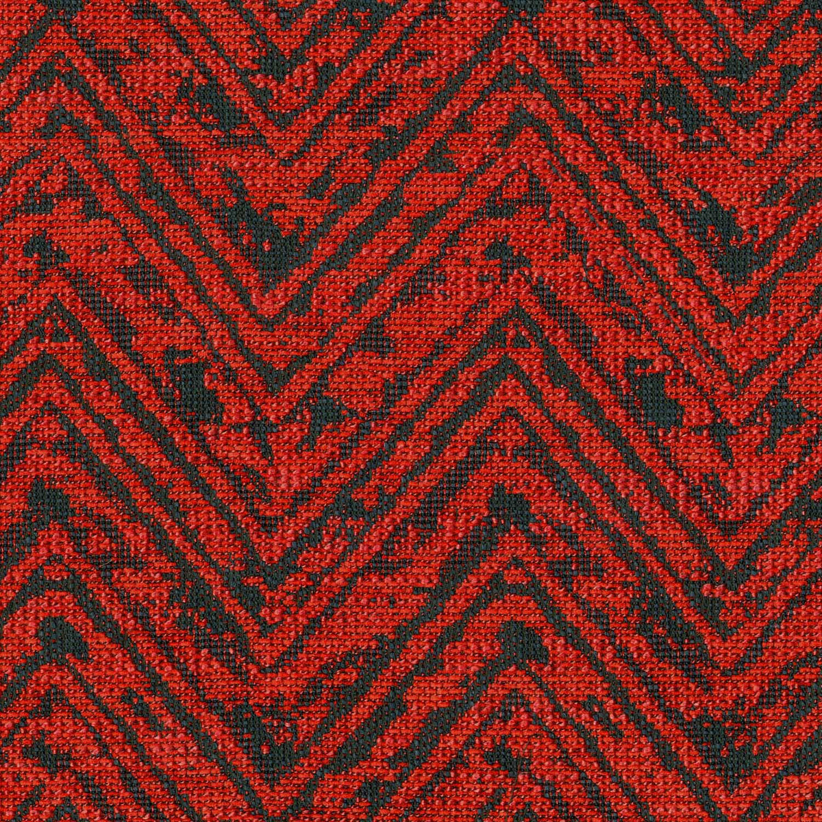 FSTV RED ZIG ZAG SOFA FABRIC