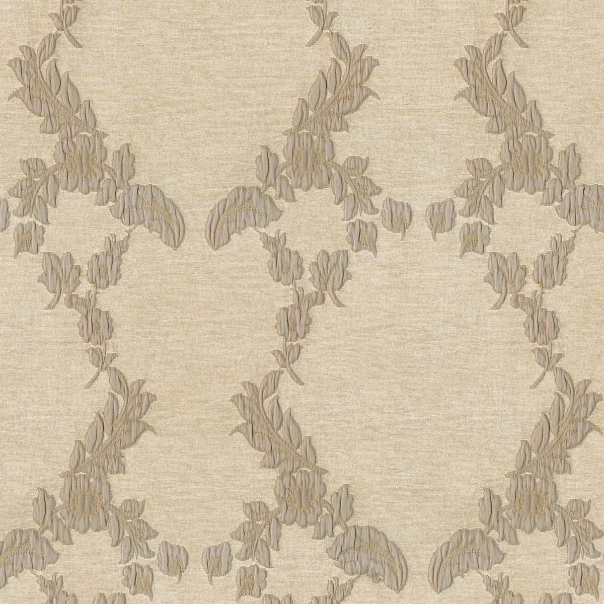 AZT FLORAL BEIGE SOFA FABRIC