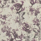 D PURPLE FLORAL SOFA FABRIC