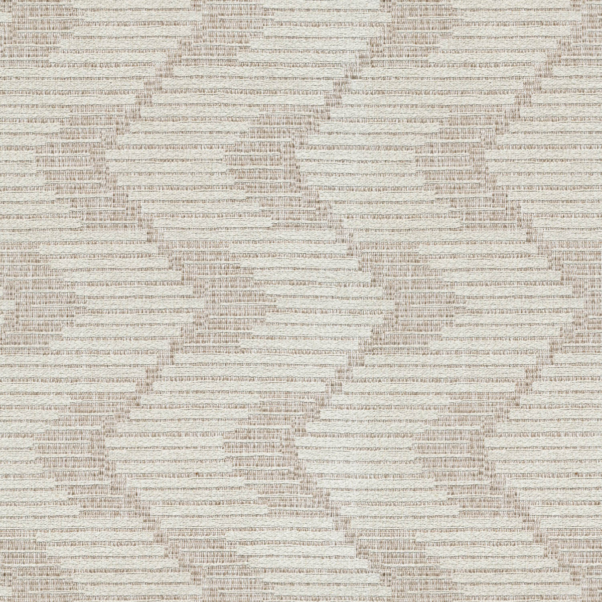 OW BEIGE GEOMETRIC TEXTURE SOFA FABRIC