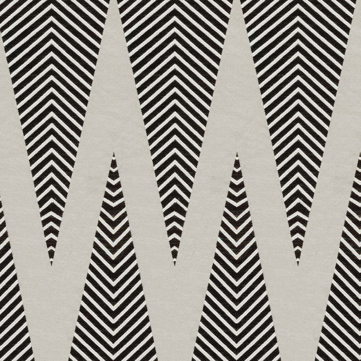 EDT BLACK ZIGZAG CURTAIN FABRIC